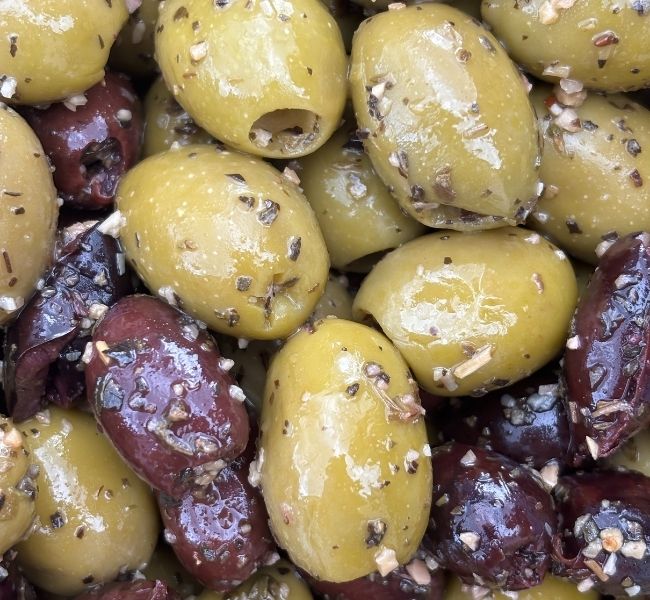Image shows Gonzalo's Goodies Olives from Midsummer Olives