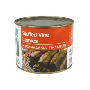 Image shows Tinned Stuffed Vine Leaves from Midsummer Olives