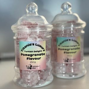 Titania's Luxury Pomegranate Turkish Delight 5kg Box